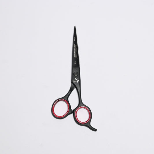 Pakistanian Metal Professional Black & Red Scissors  - Code: 1043