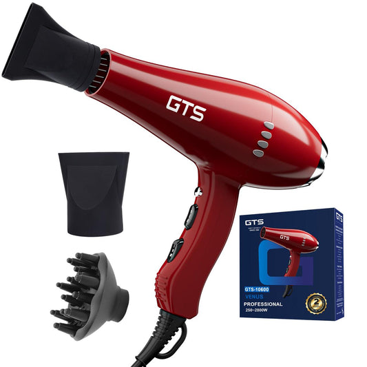 Professional Hair Dryer GTS-10600 Red