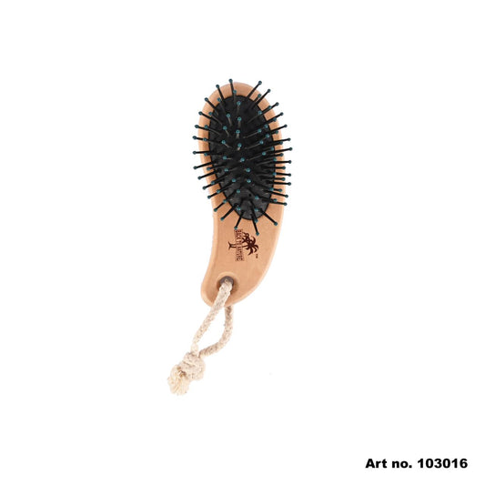 Wessen Beige Mini Wooden Hair Brush – Art no. 10301