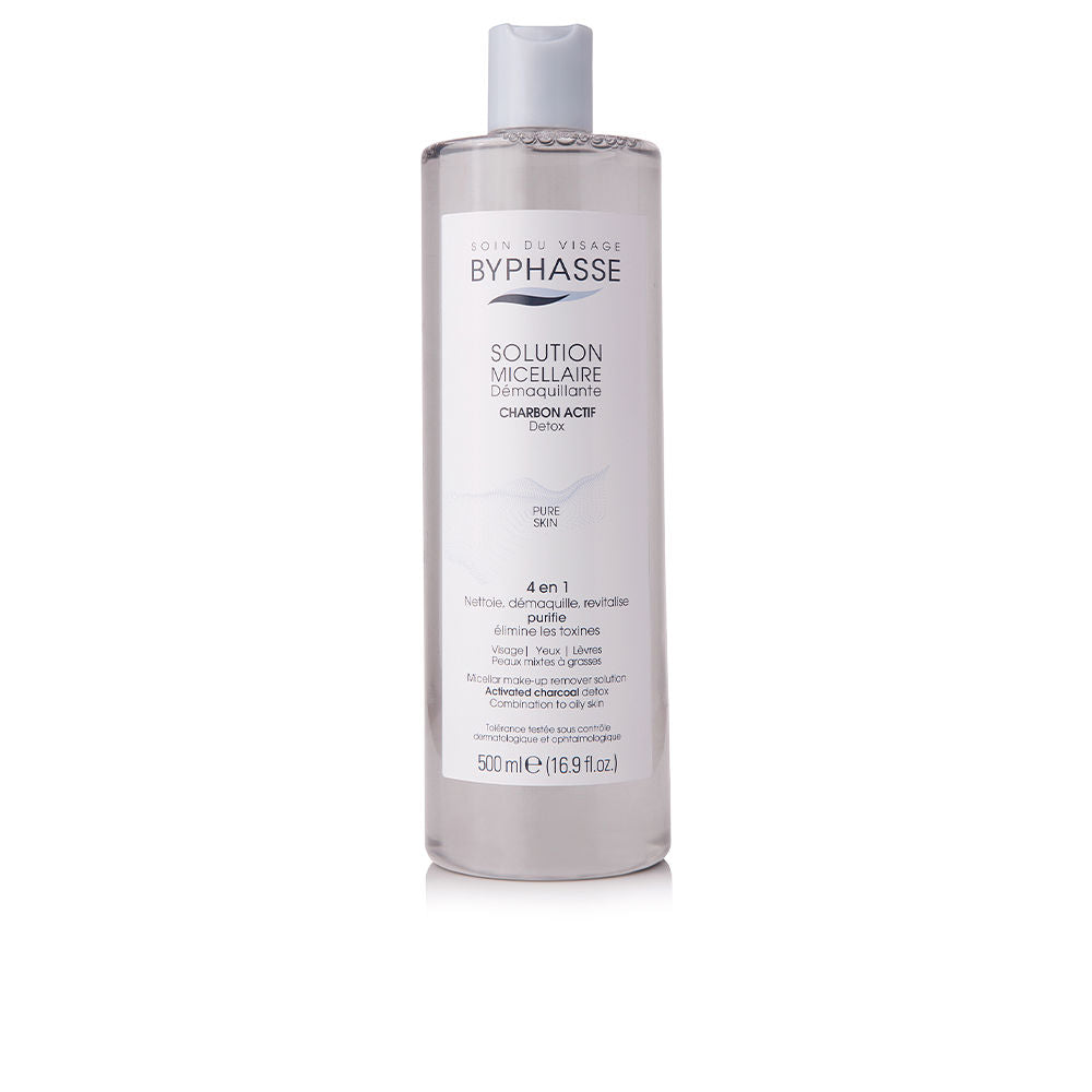 Byphasse Charcoal Liquid Facial Cleanser (500ml)