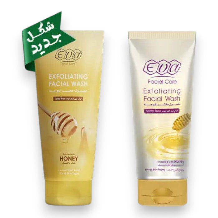 Eva Skin Care Exfoliating Facial Wash Enriched With Honey For All Skin Types 150 Ml