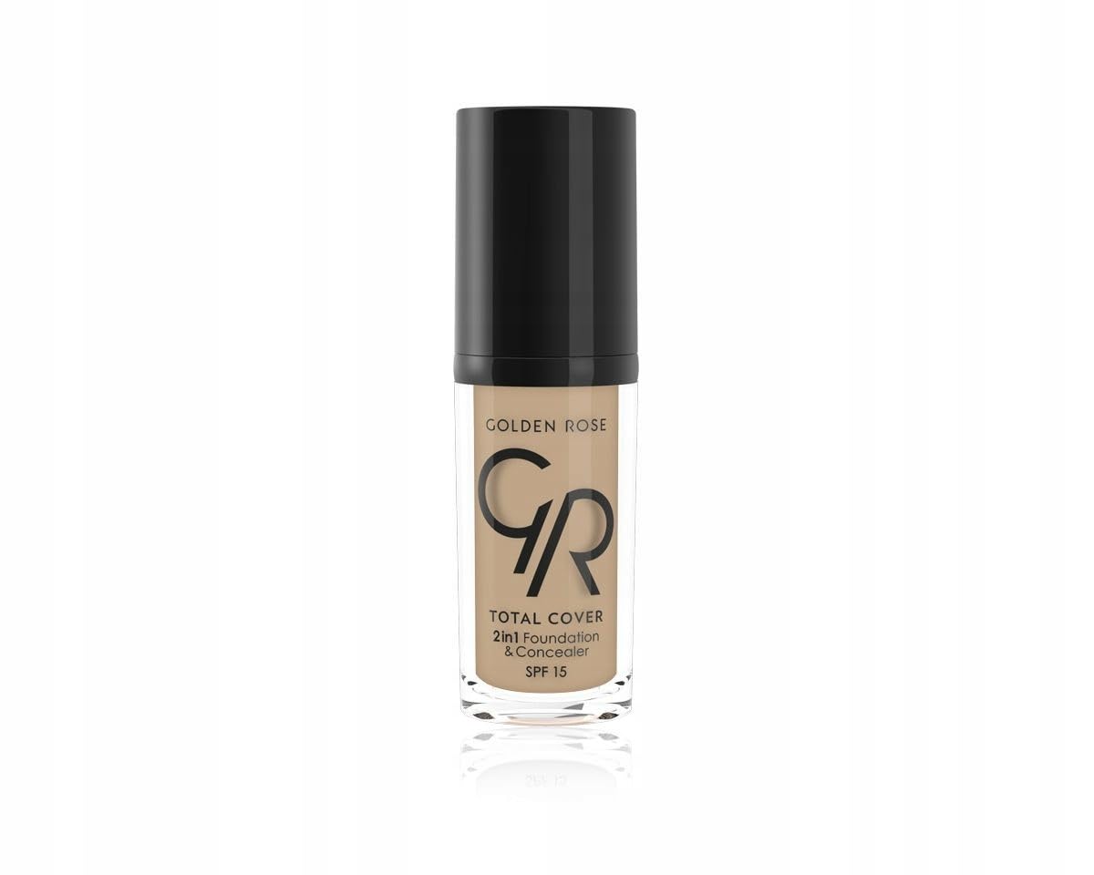 The Golden Rose Total Cover 2-in-1 Foundation & Concealer in shade No. 6 (Taupe)