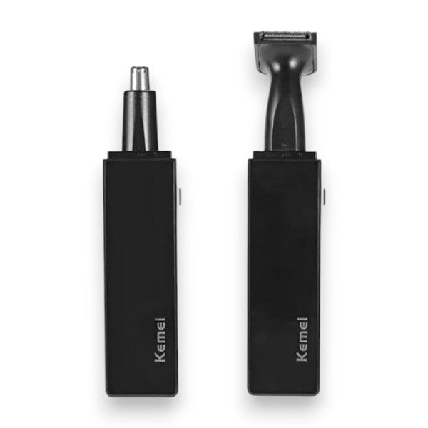 Kemei Hair Removal Trimmer For Men, Black - KM-6672
