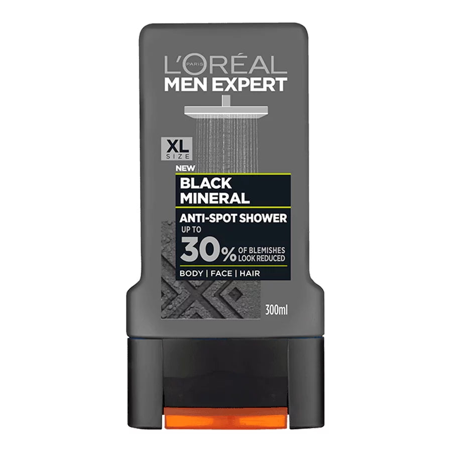 L'Oreal Men Expert Black Mineral Shower Gel 3in1