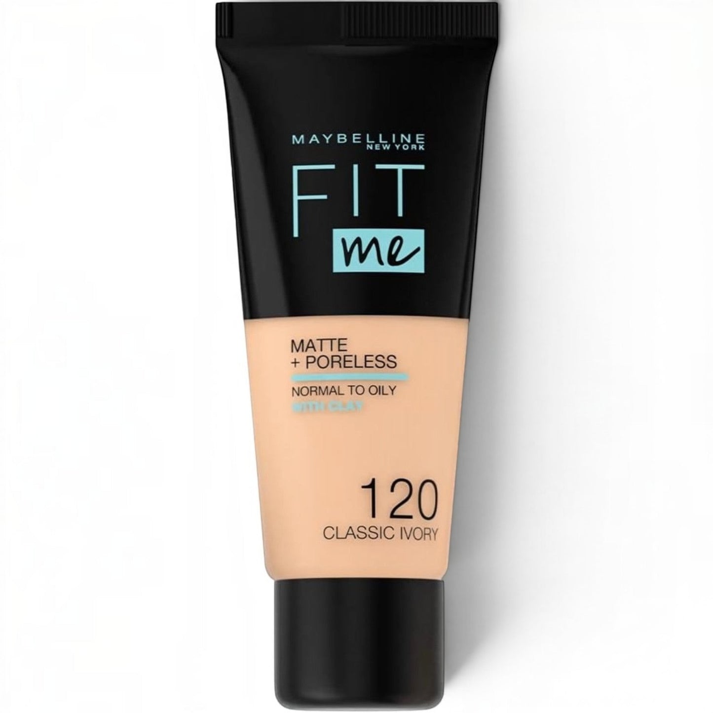 Maybelline New York Fit Me Matte + Poreless – 120 Classic Ivory