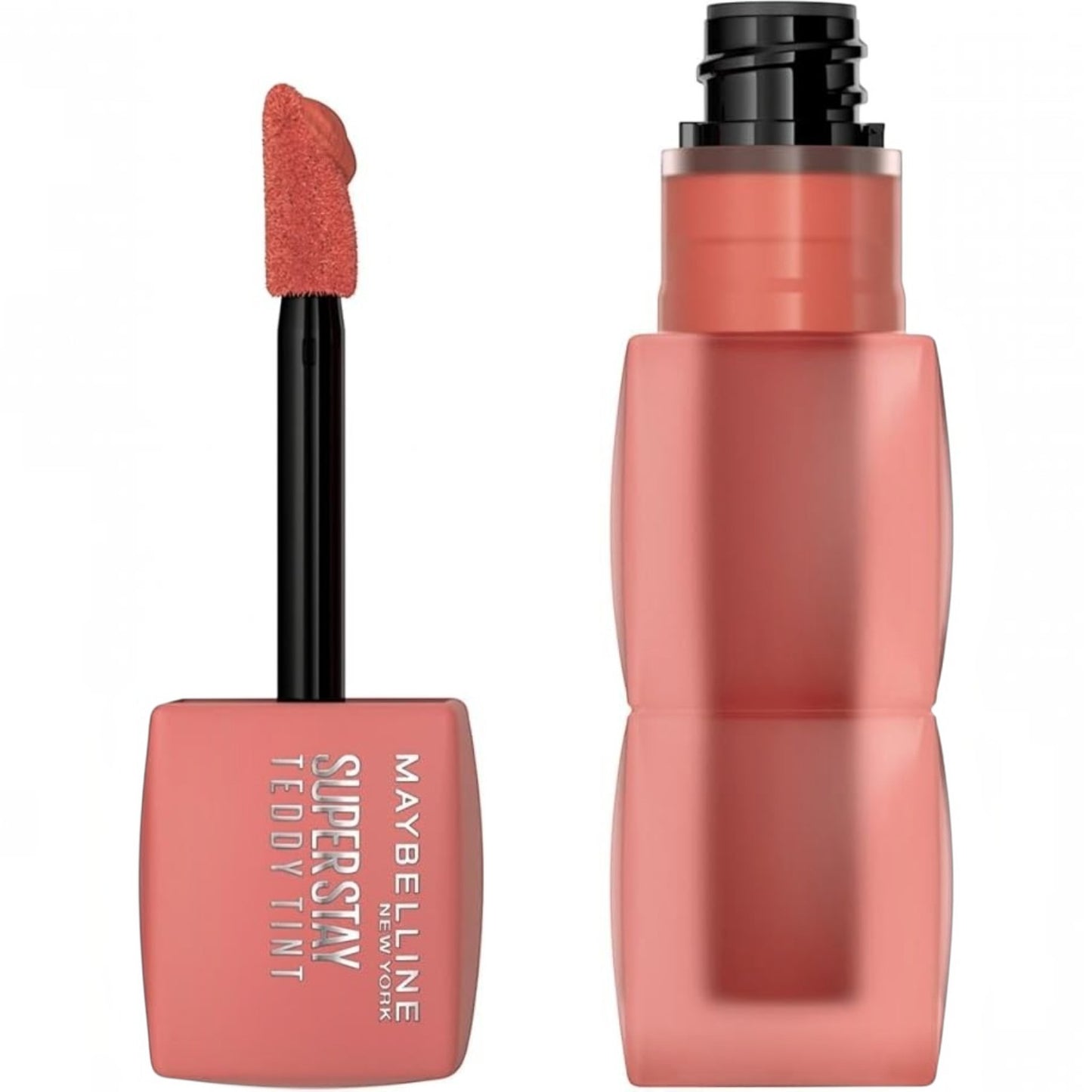 Maybelline New York Super Stay Teddy Lip Tint, Long Lasting Matte Lipstick For Up To 12HR Wear, Skinny Dip Shade 15