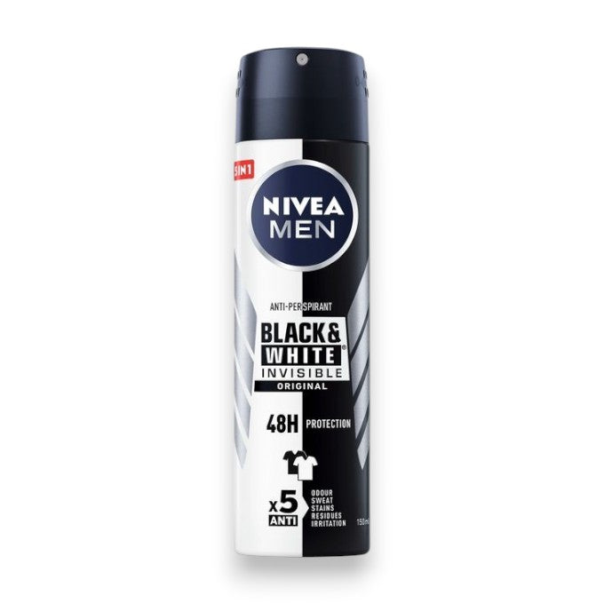 NIVEA Black & White Invisible Original Anti-Perspirant Spray 150 ml