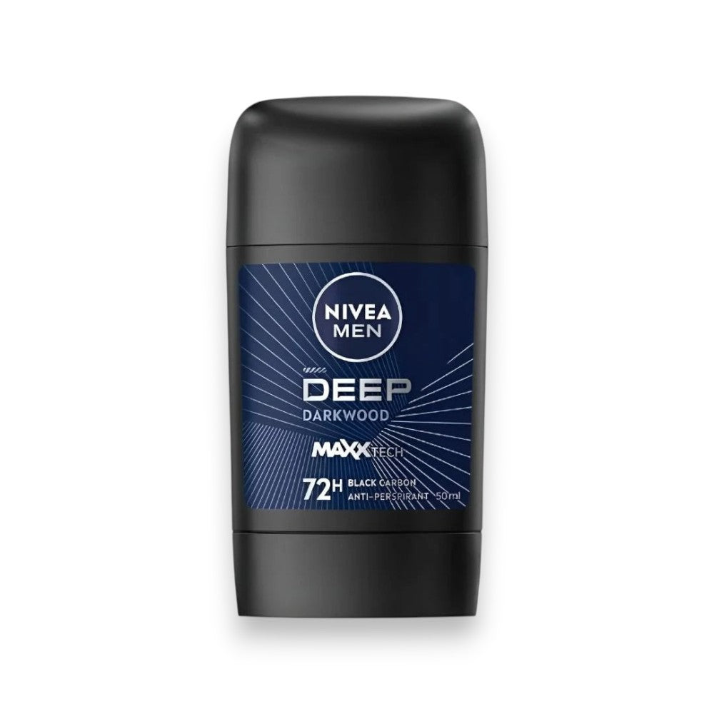 NIVEA Men's Deep Dark Wood Maxxtick 72H Deodorant Stick - 50ml