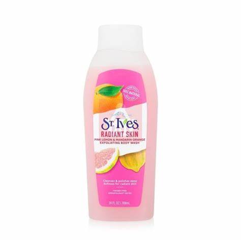 St. Ives Radiant Skin Exfoliating Shower Gel (709ml)