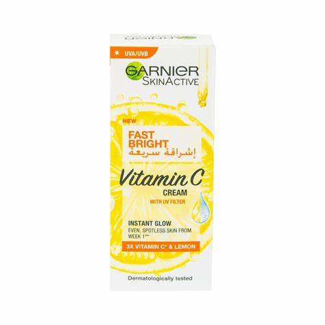 Garnier Fast Bright Vitamin C Cream (50ML)