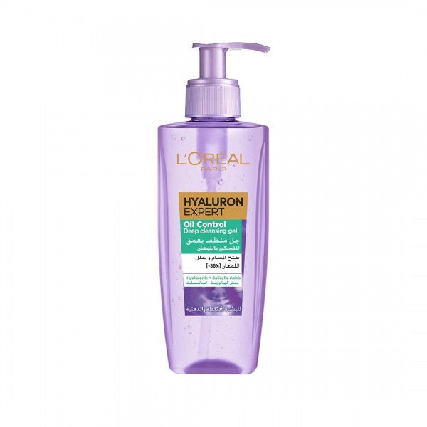 L'Oréal Paris Hyaluron Expert Oil Control Deep Cleansing Gel (200ml)