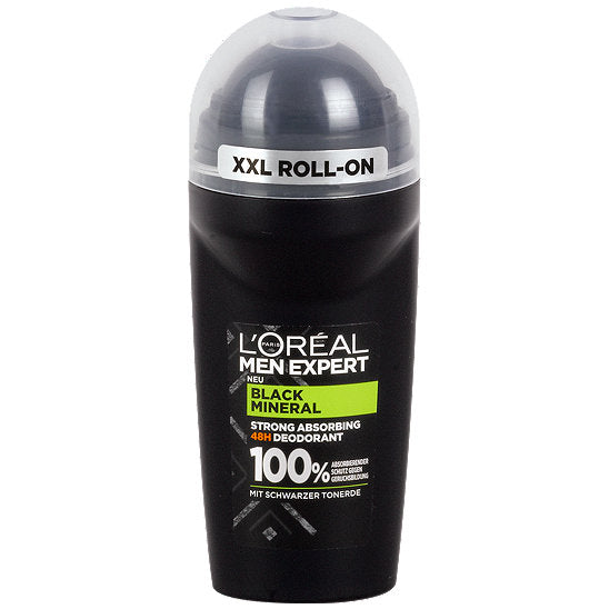 L'Oréal Paris Men Expert Black Mineral Deodorant Roll-On