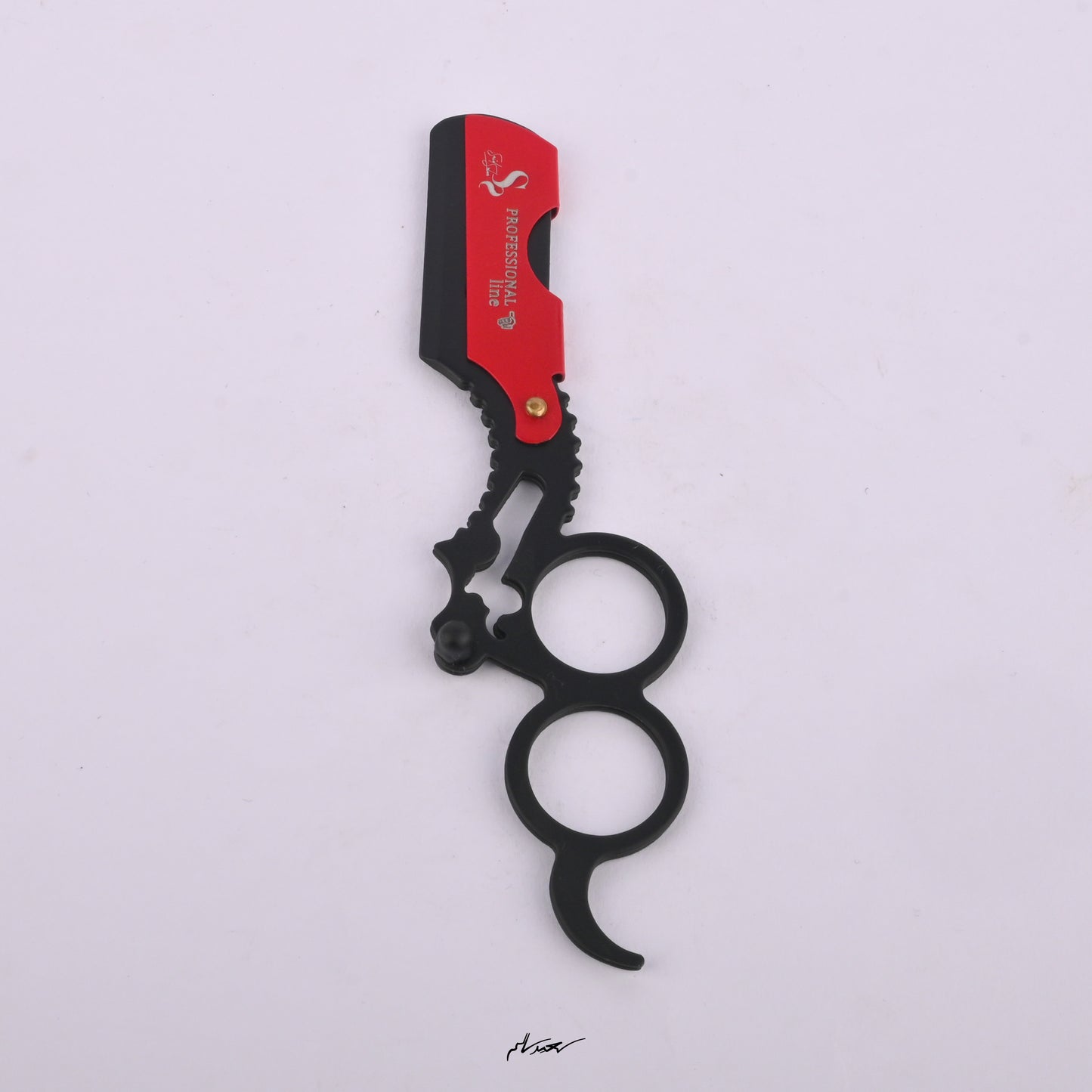 Pakestinian Professional Line Shaving Razor - Red and Black - 4350