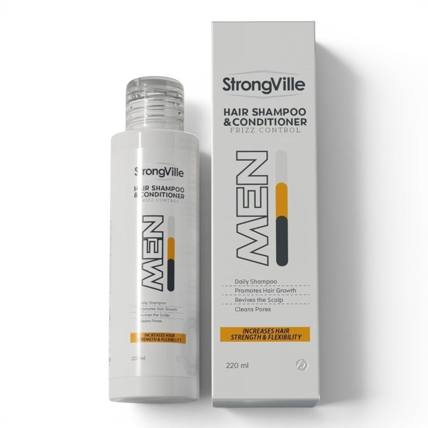 Strongville Men Hair Shampoo & Conditioner 220 ml