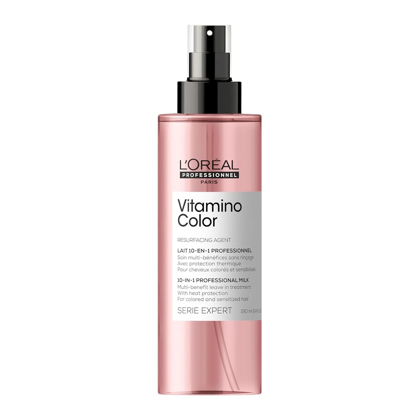 Vitamino Color 10-In-1 Multi-Benefit Leave-In Spray - Heat Protectant & Detangle 190ml
