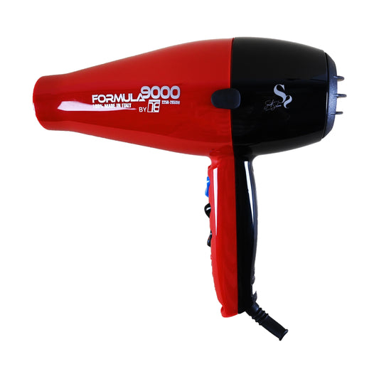 Tecno Dry Formula 9000 Black&Red Hair Dryer