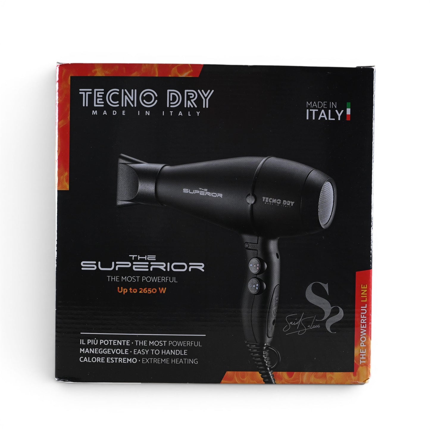 Tecno Dry Superior Black Hair Dryer