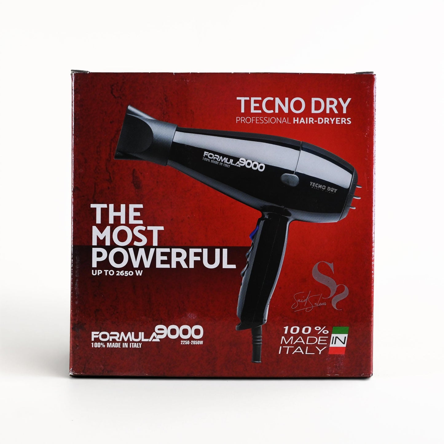 Tecno Dry Formula 9000 Black&Red Hair Dryer