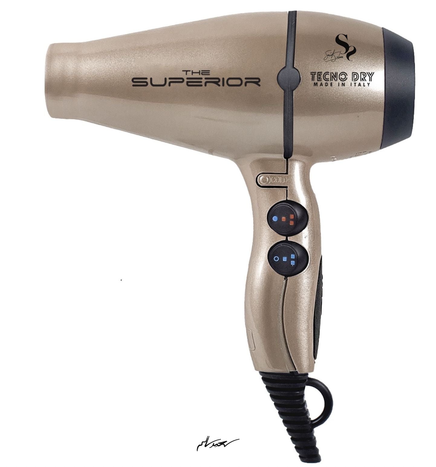 Tecno Dry Superior Gold Hair Dryer