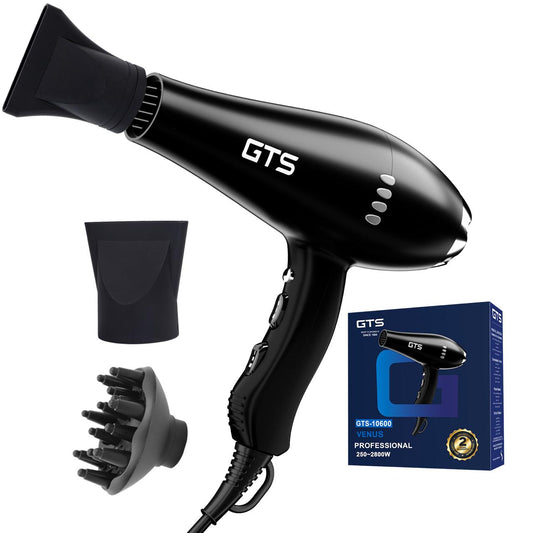 Professional Hair Dryer GTS-10600 Black