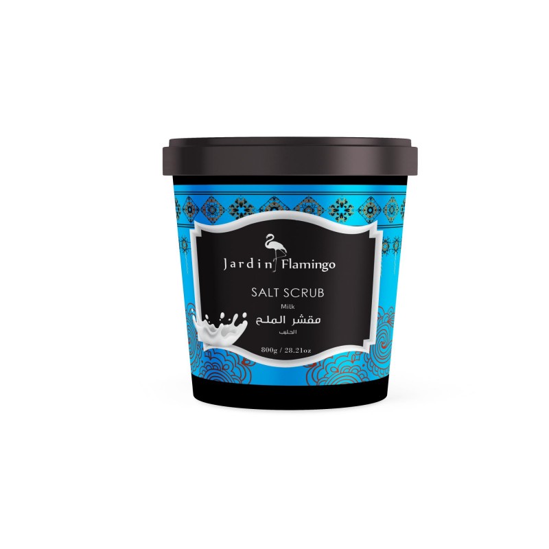 Jardin Flamingo salt scrub with Milk800g