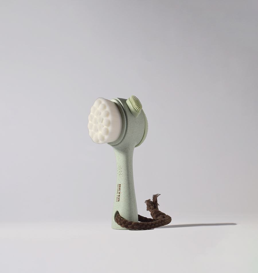 Natural Fiber 3 in 1 facial brush