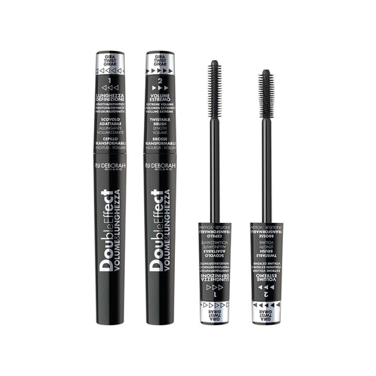 Deborah Double Effect Black Mascara