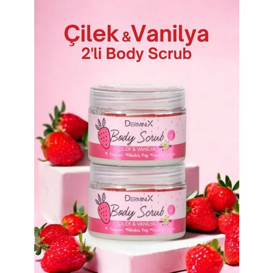 Derminix Body Scrub -Strawberry 300ML