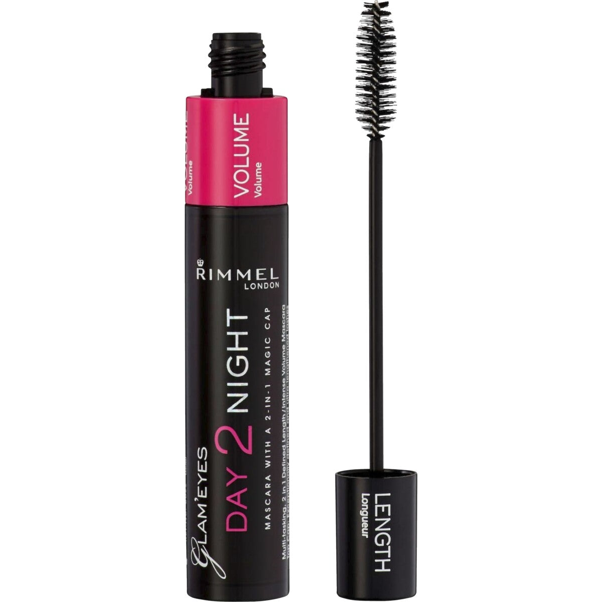 Rimmel London Glam'Eyes Day 2 Night Mascara (Shade 001 - Black)