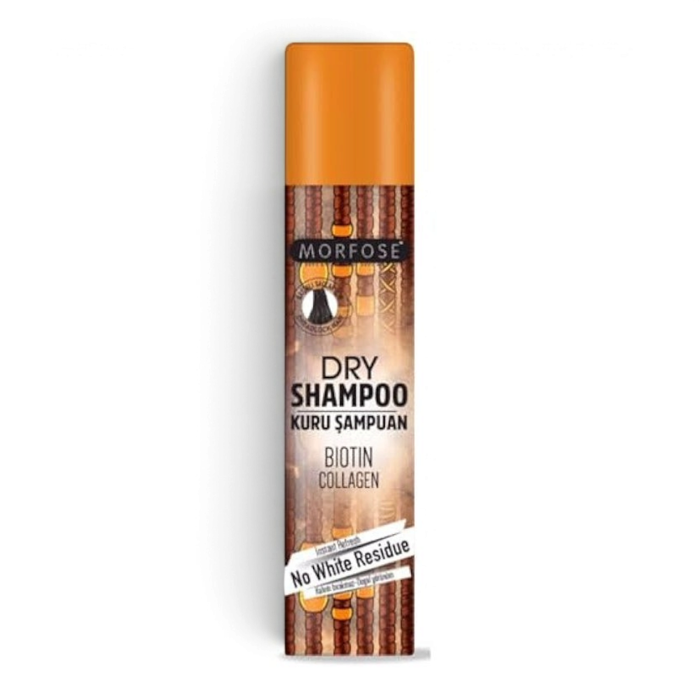 Said Salem Morfose dry shampoo for dreadlock and afro hair with biotin and collagen in an orange spray bottle