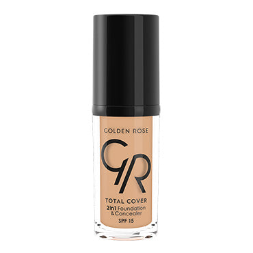 The Golden Rose Total Cover 2-in-1 Foundation & Concealer in shade No. 4