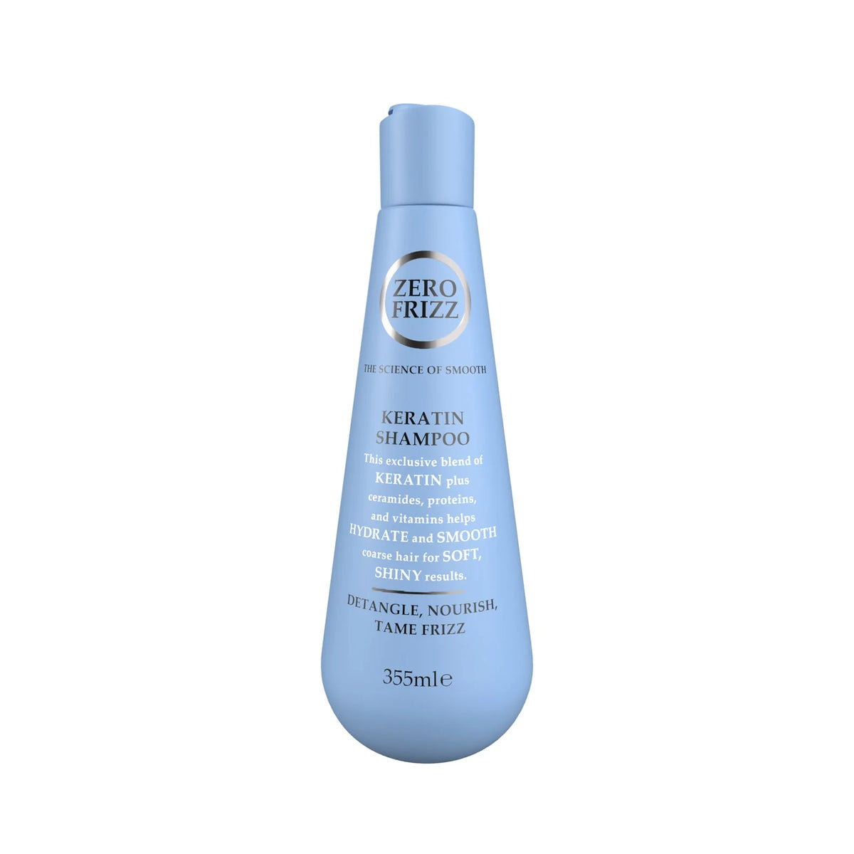 Zero Frizz Keratin Shampoo For Frizzy Hair 355ml