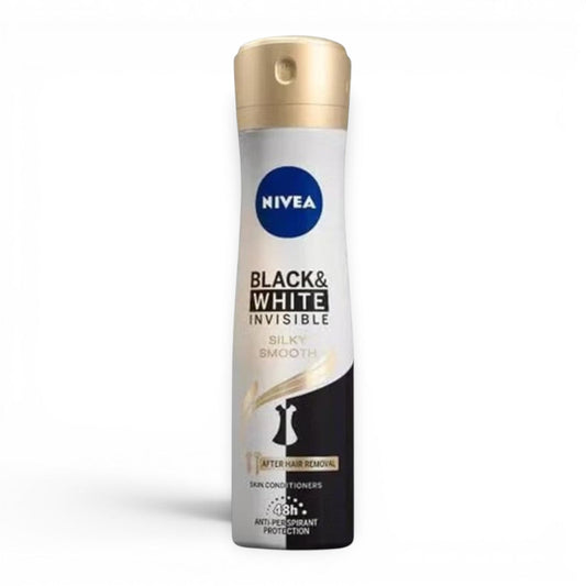 Black And White Invisible Silky Smooth Anti-Perspirant Spray 150ml