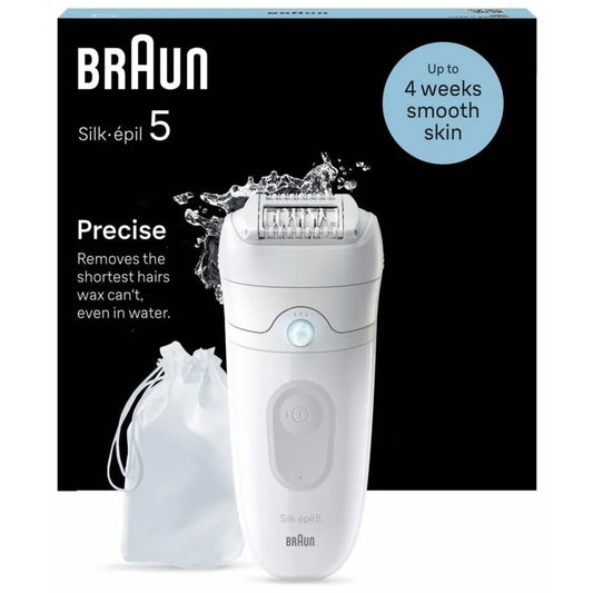 Braun Silk-épil 5 5-011 Rechargeable Wet & Dry Epilator - White