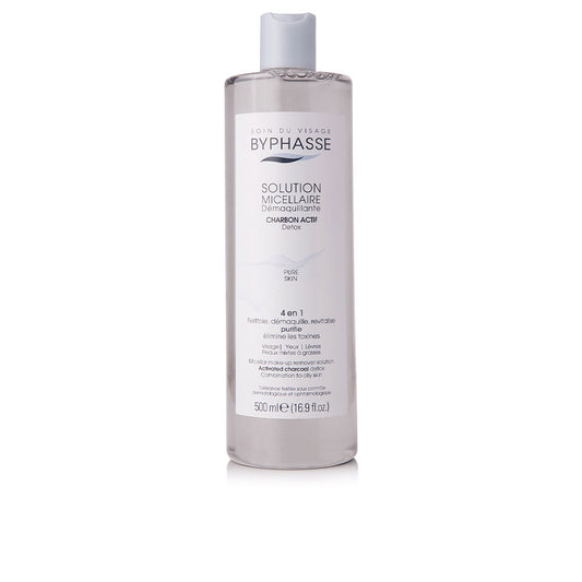Byphasse Charcoal Liquid Facial Cleanser (500ml)