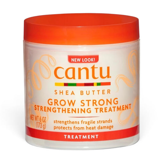 Cantu Grow Strong Strengthening Treatment with Shea Butter, 6 Ounce