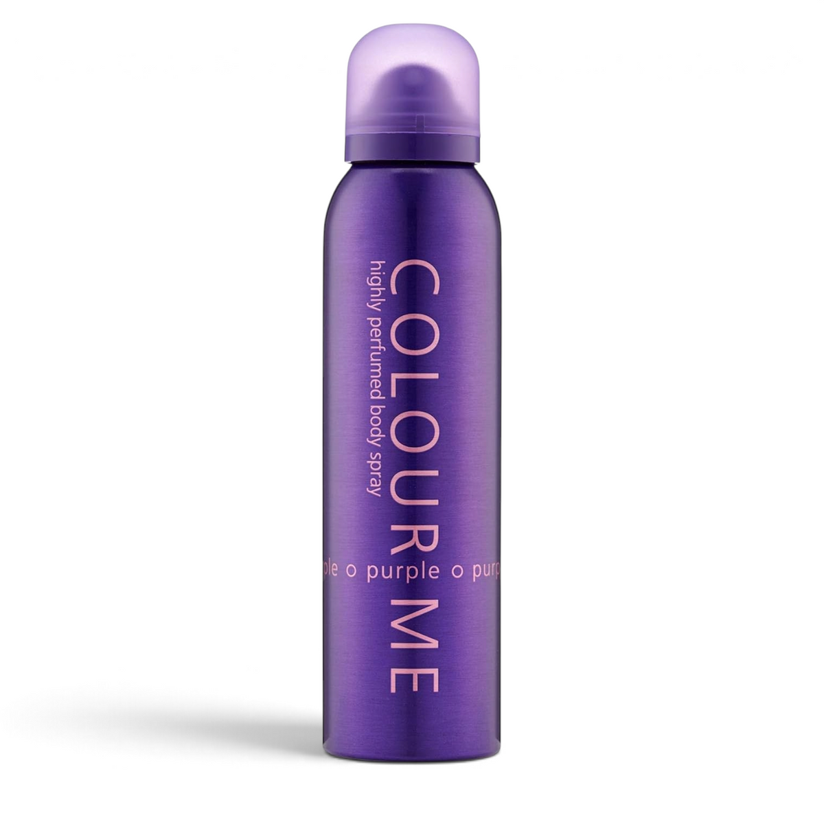 Said Salem Colour Me Purple body spray for women in a 150ml elegant purple canister with a convenient spray nozzle.