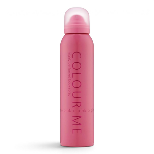 Said Salem Colour Me Pink highly perfumed body spray for women in a bright pink 150ml aerosol canister