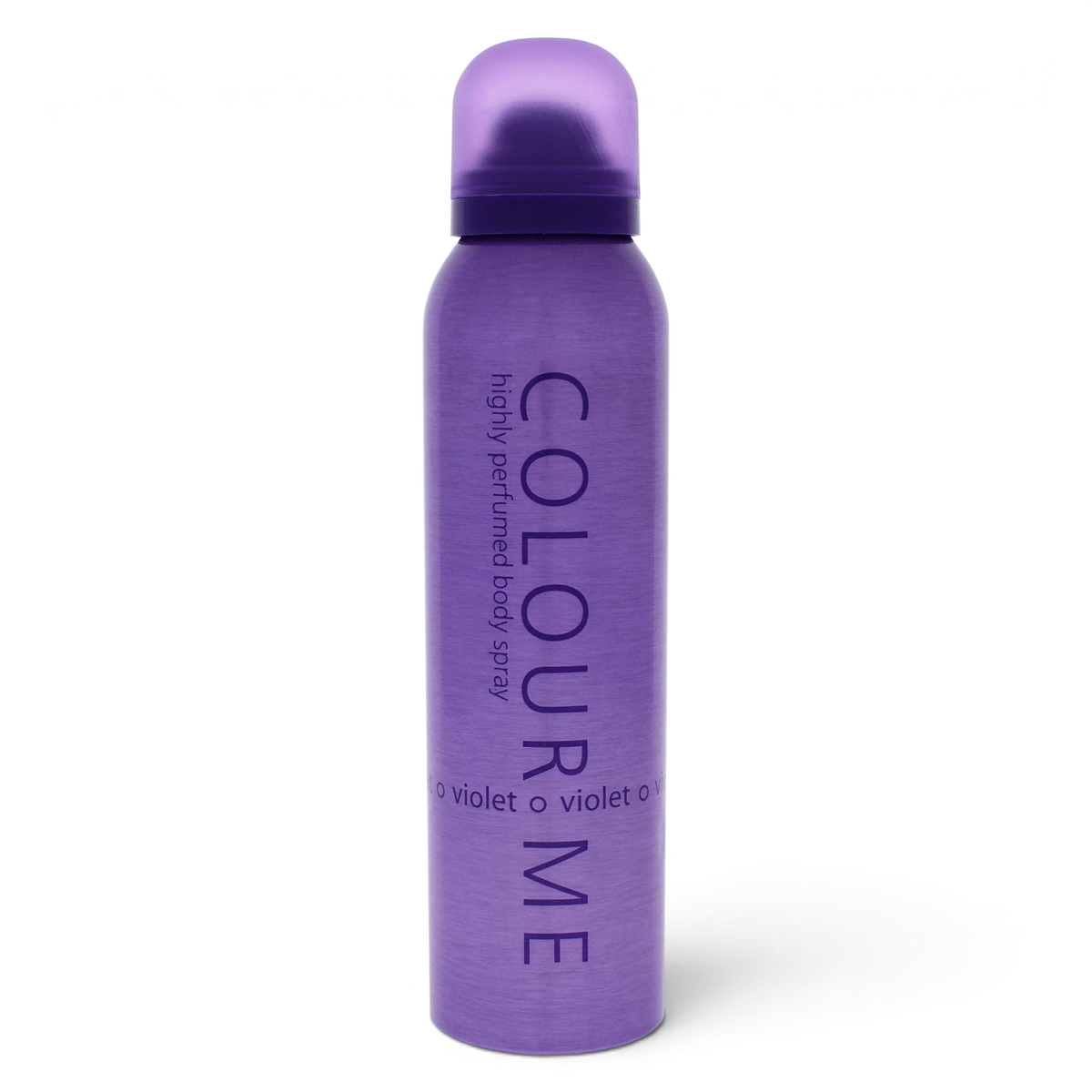 Said Salem Colour Me Violet floral body spray in a 150ml purple canister for women