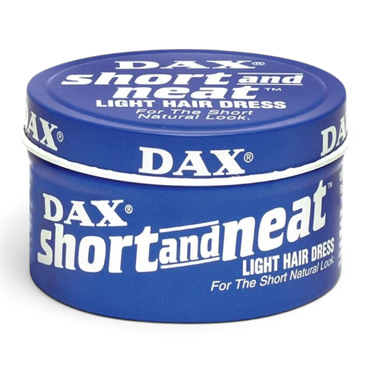 Said Salem Dax Short and Neat blue tin of light hair dress styling wax for a natural look
