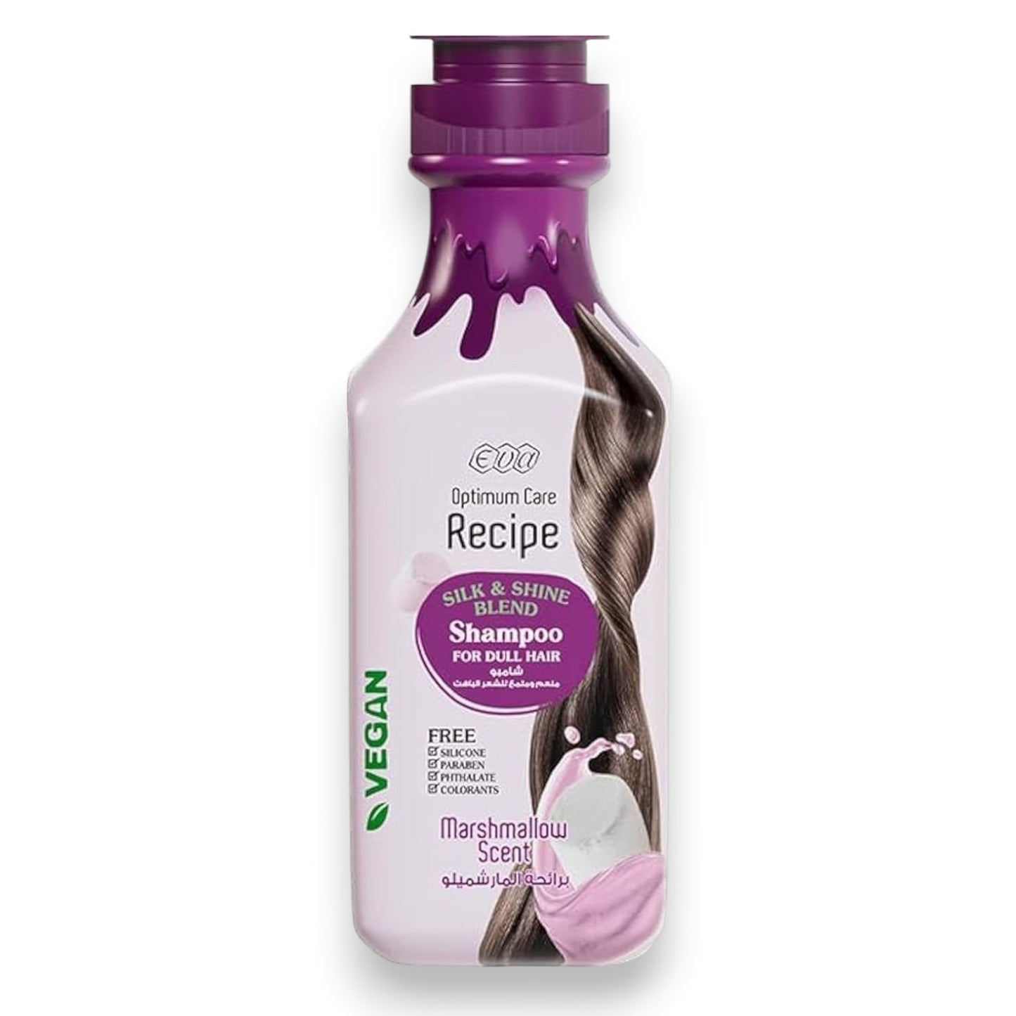 Eva Optimum Care Recipe Silk & Shine Blend Shampoo Marshmallow Scent 350 Ml