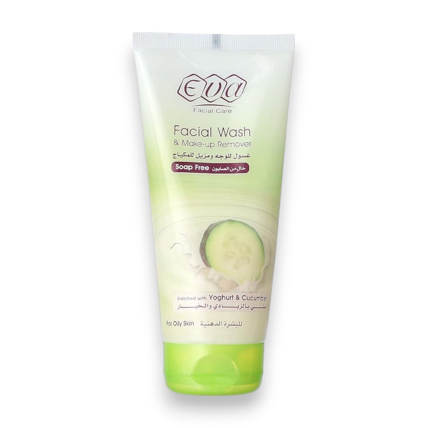 Eva Skin Care - Face Wash and Makeup Remover, with Yogurt and Cucumber, 150ml