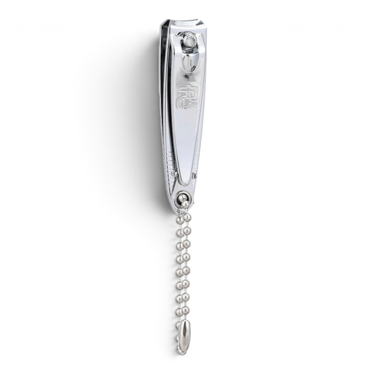 Said Salem Fe Professional 278 stainless steel nail clipper with a polished finish and attached keychain bead chain.