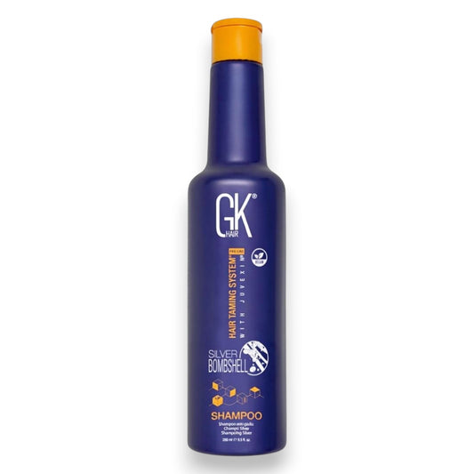 GKhair Shampoo Silver bombshell | Sulfate-Free Purple Toning Shampoo Removes Brassy Yellow & Orange Tones from Blonde, Gray, Silver & Bleached Hair