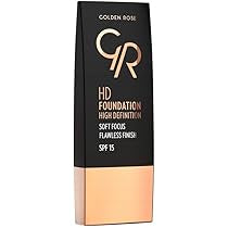 Golden Rose's HD Foundation in shade No. 109