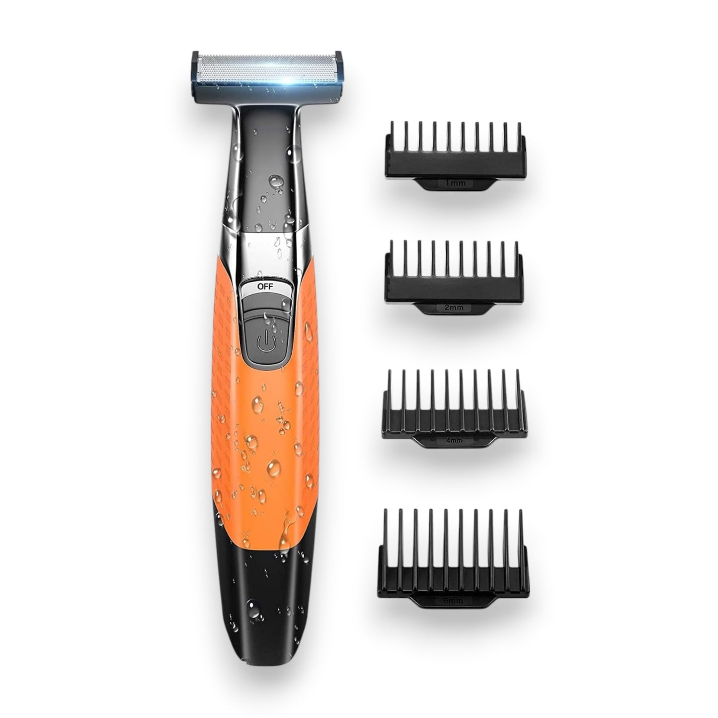 Kemei KM-1910 Eyebrow and facial trimmer wet and dry For Men