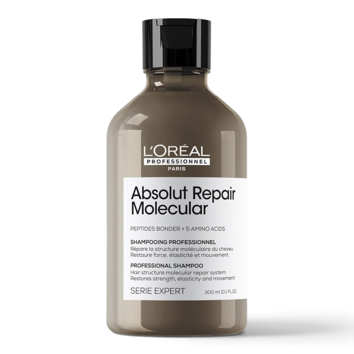 Said Salem L’Oréal Professionnel Absolut Repair Molecular shampoo bottle for professional hair structure repair