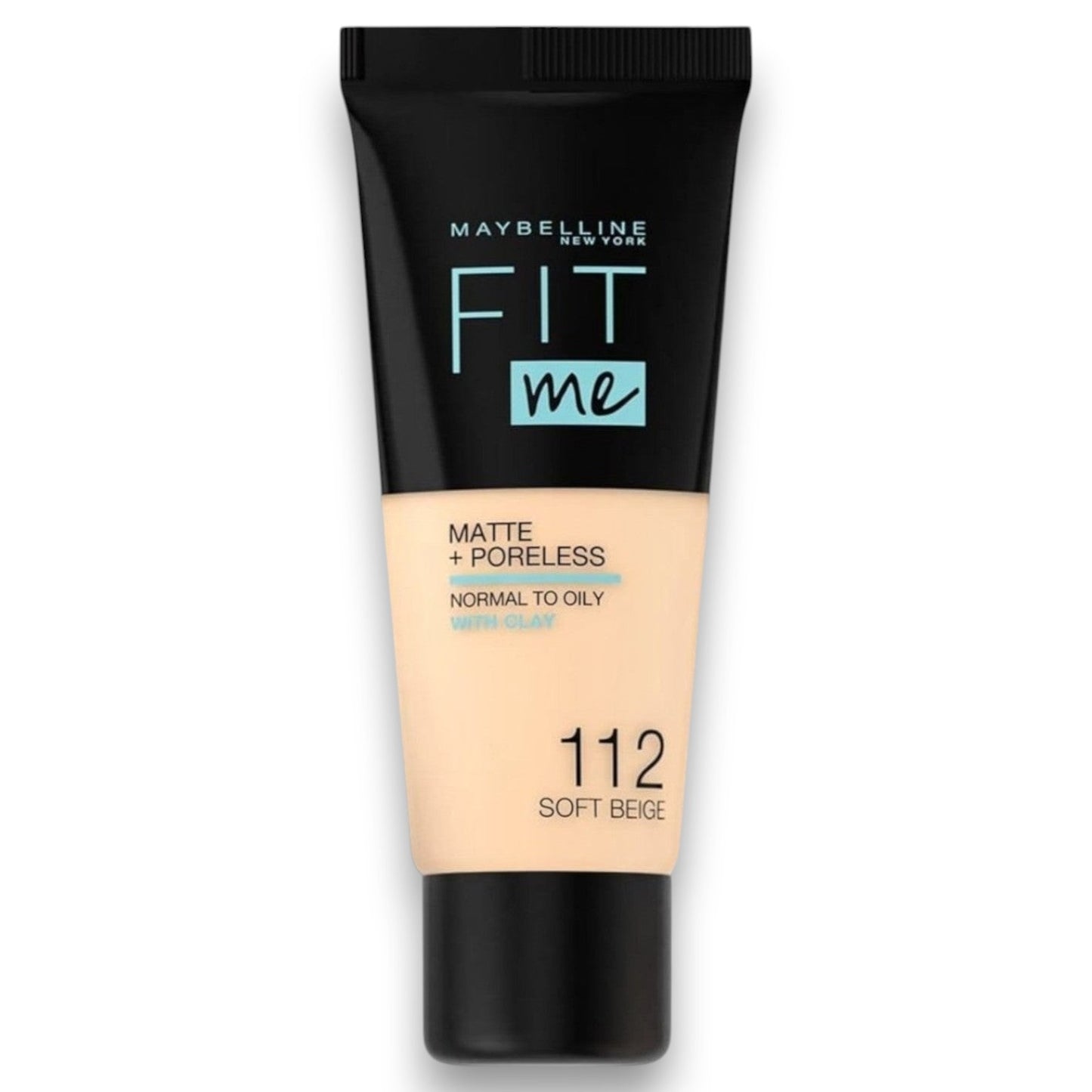 Maybelline New York Fit Me Matte + Poreless – 112 Soft Beige