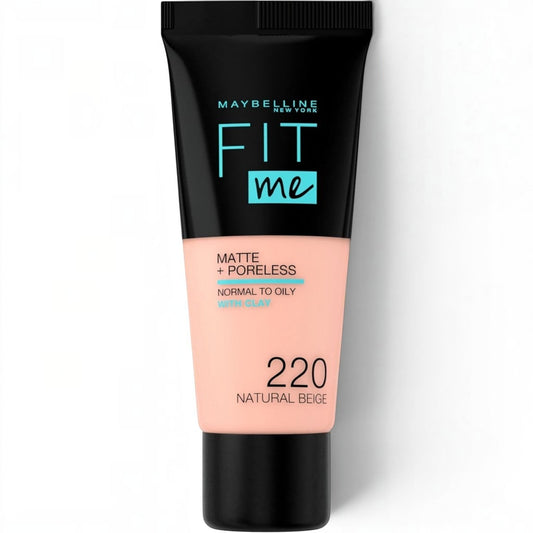 Maybelline New York Fit Me Matte + Poreless – 220 Natural Beige