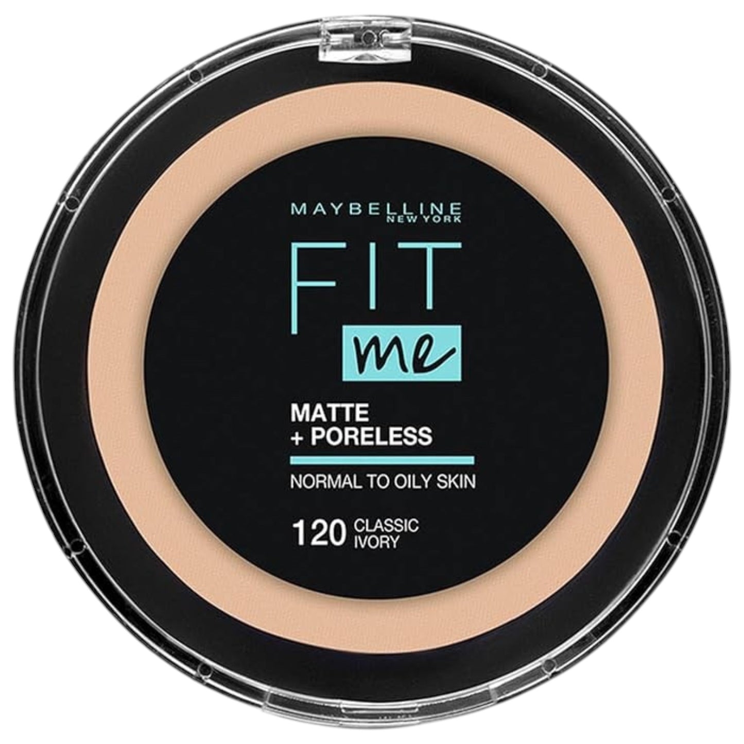Maybelline New York Fit Me Matte and Poreless Compact Face Powder - 120, Classic Ivory